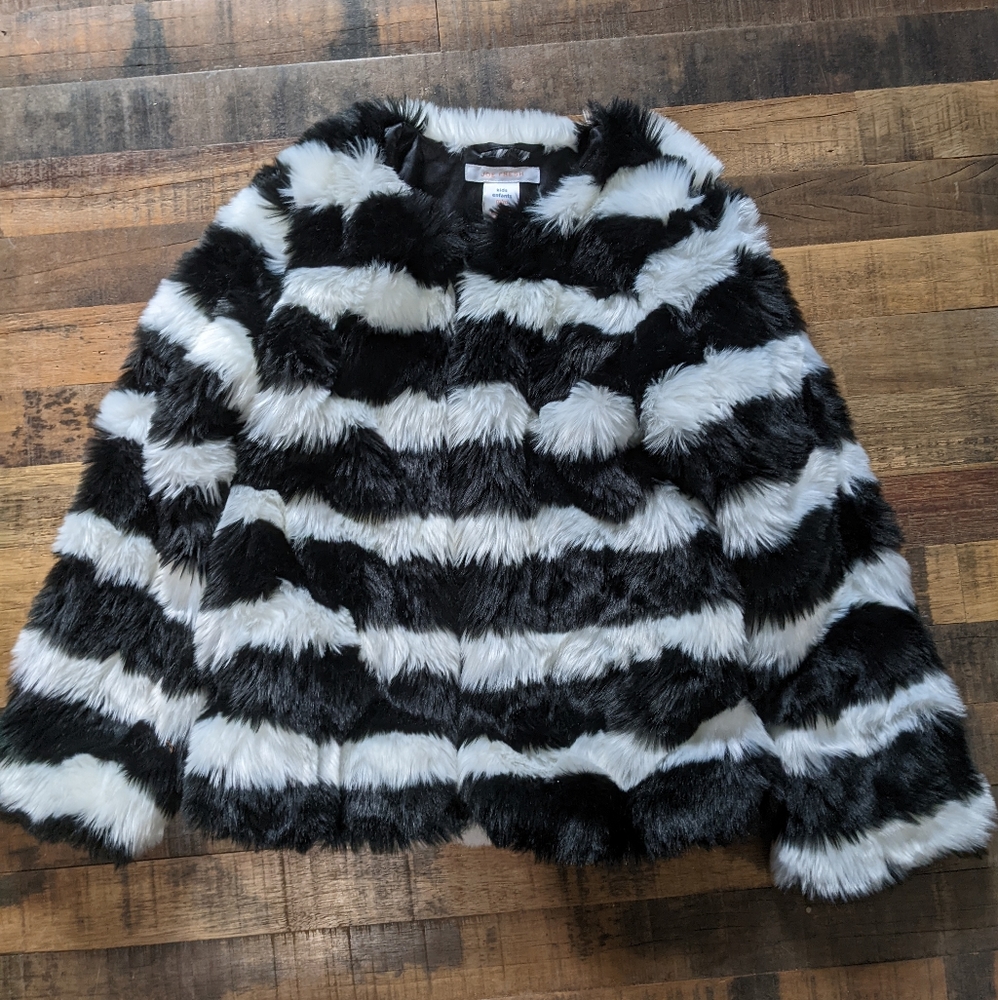 Joe Fresh furry jacket size 8
